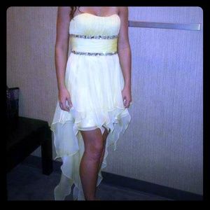 Gorgeous fairytale inspired high/low gown